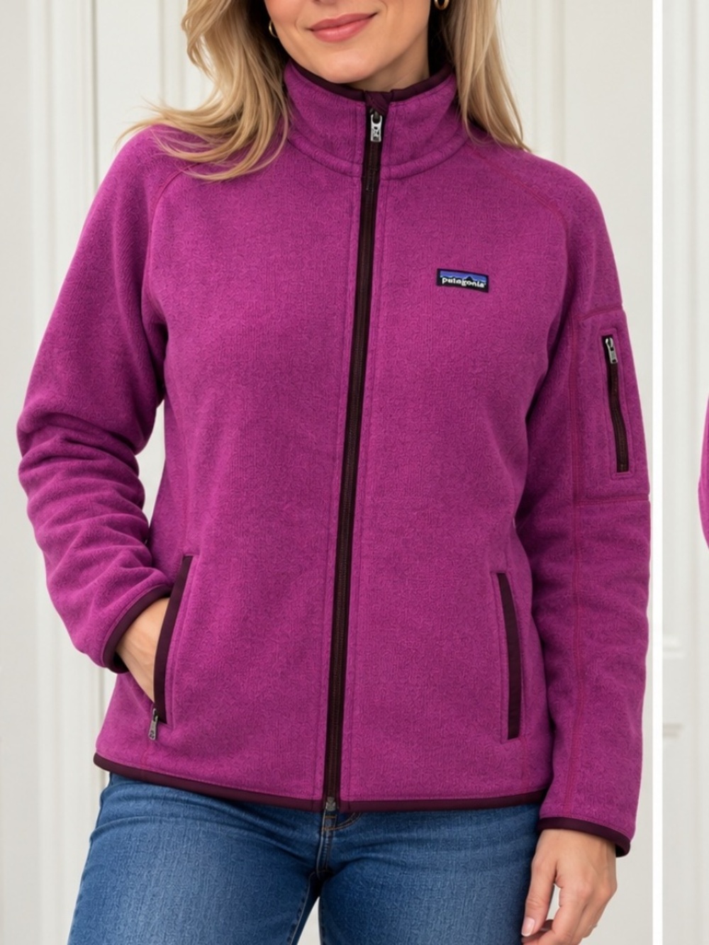 Patagonia activewear fill zip fleece jaket